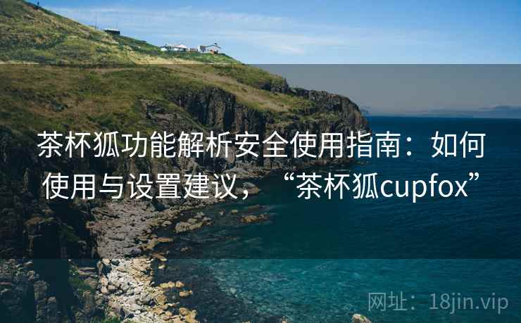 茶杯狐功能解析安全使用指南：如何使用与设置建议，“茶杯狐cupfox”