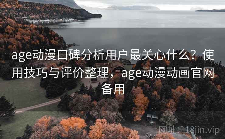 age动漫口碑分析用户最关心什么？使用技巧与评价整理，age动漫动画官网备用
