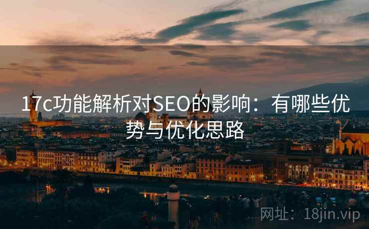 17c功能解析对SEO的影响：有哪些优势与优化思路