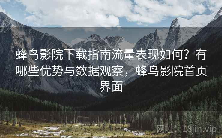 蜂鸟影院下载指南流量表现如何？有哪些优势与数据观察，蜂鸟影院首页界面