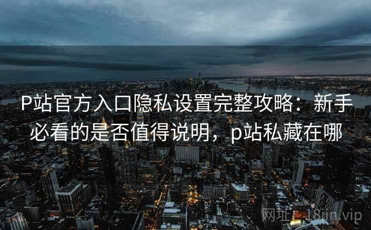 P站官方入口隐私设置完整攻略:新手必看的是否值得说明,p站私藏在哪 P站官方入口隐私设置完整攻略:新手必看的是否值得说明,p站私藏在哪