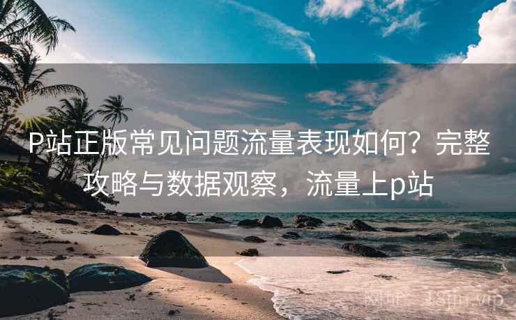 P站正版常见问题流量表现如何?完整攻略与数据观察,流量上p站 P站正版常见问题流量表现如何?完整攻略与数据观察,流量上p站