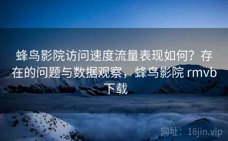 蜂鸟影院访问速度流量表现如何？存在的问题与数据观察，蜂鸟影院 rmvb 下载